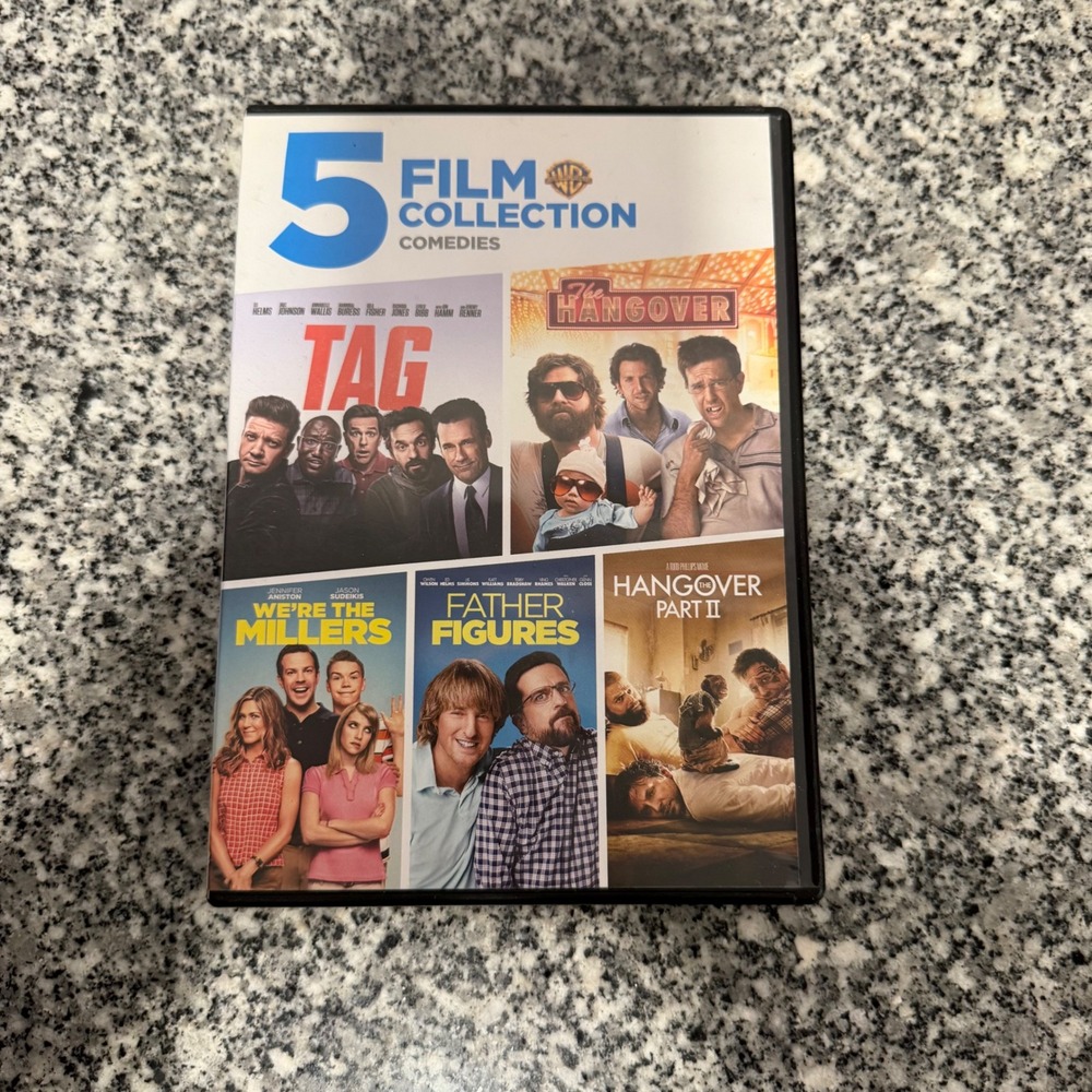 5 Film Collection Comedies DVD  Tag The Hangover Father Figures Were The Millers